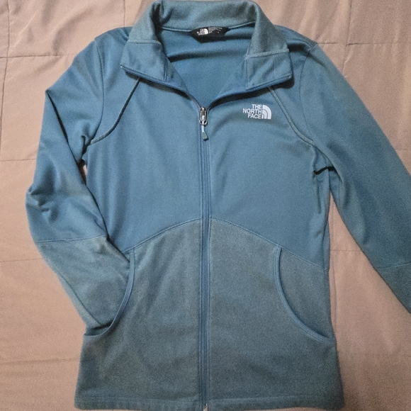 The North Face Jackets & Blazers - The North Face Womens Two Tone Teal Full-Zip Jacket